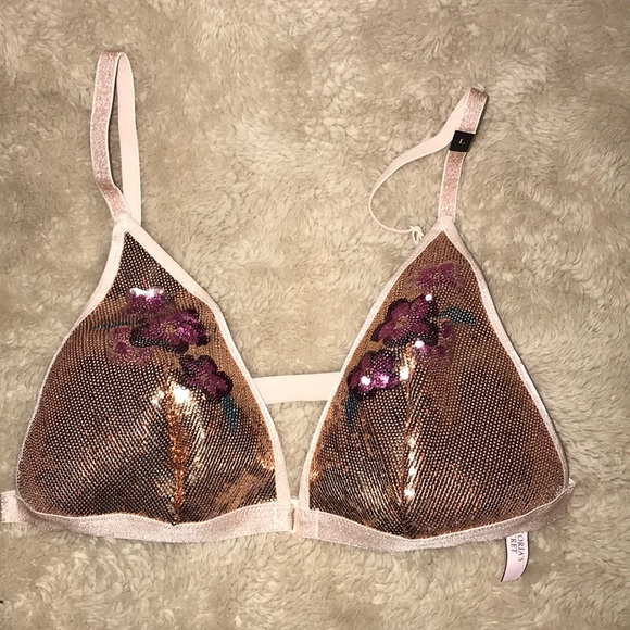 Victoria's Secret Other - Victoria’s Secret Sequined Bralette Size Large